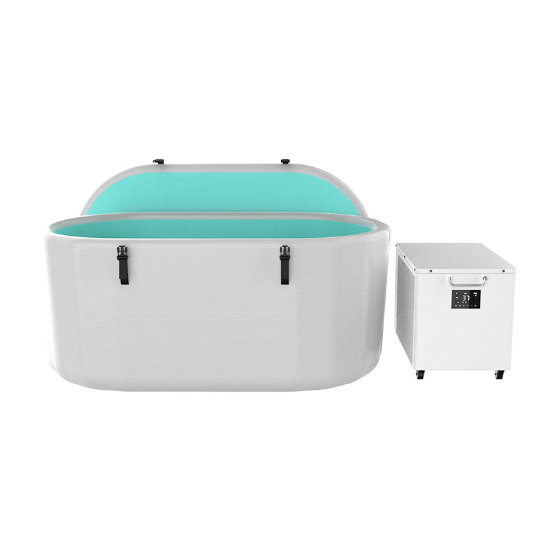 Kolam mandi ais besar untuk terapi sejuk