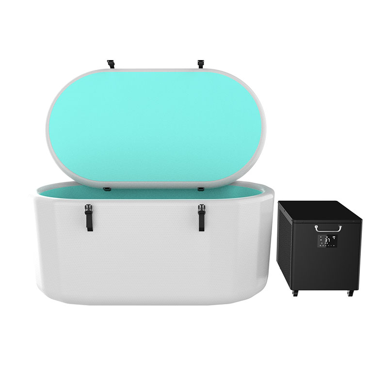 Kolam mandi ais besar untuk terapi sejuk