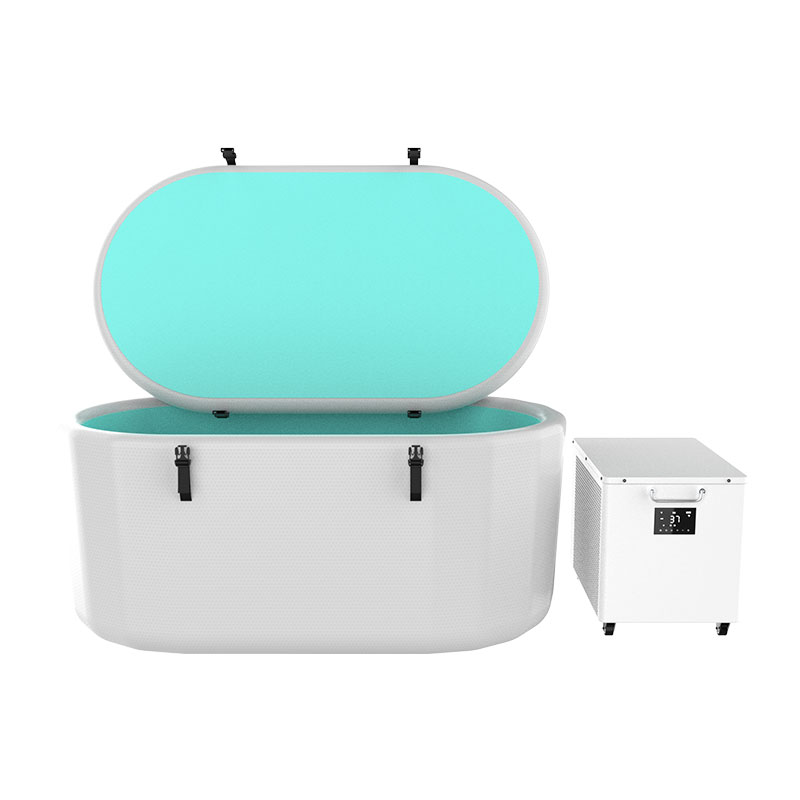 Kolam mandi ais besar untuk terapi sejuk