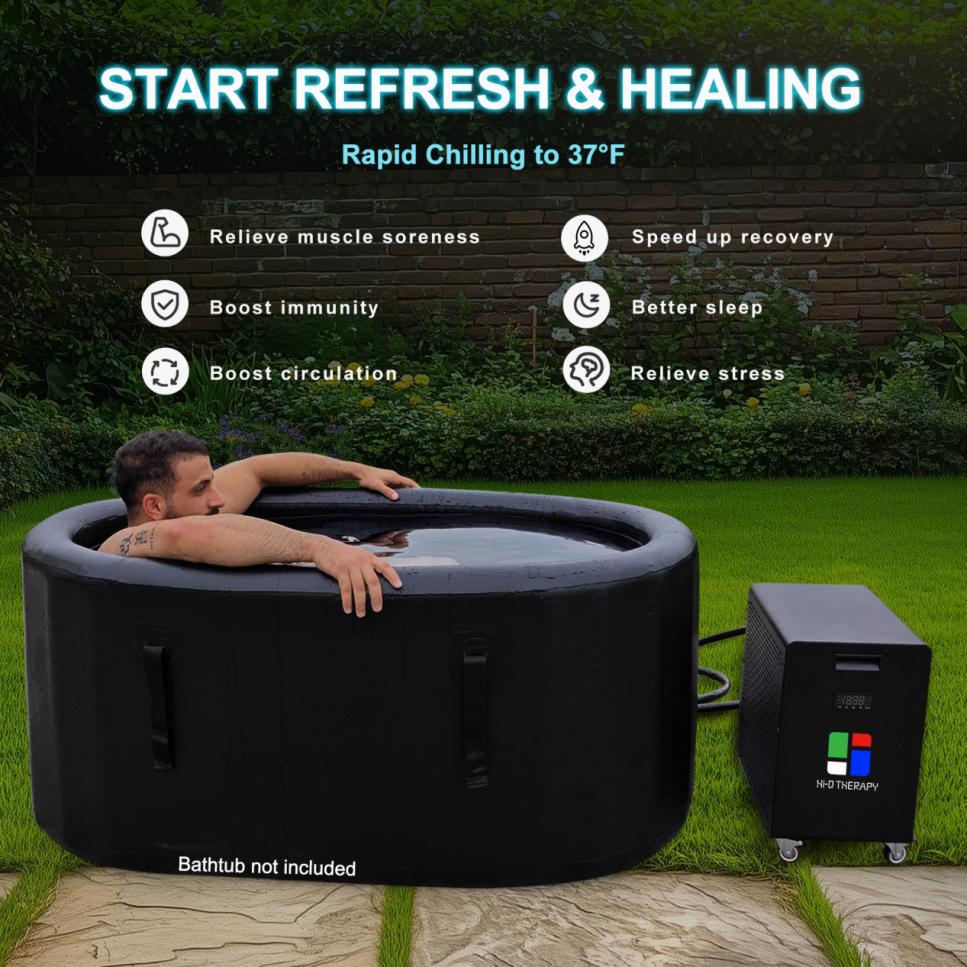 Kumpulan Hi-Q Mempamerkan Kekuatan Pengeluar Penyejuk Cold Plunge Utama China di FIBO Global Fitness