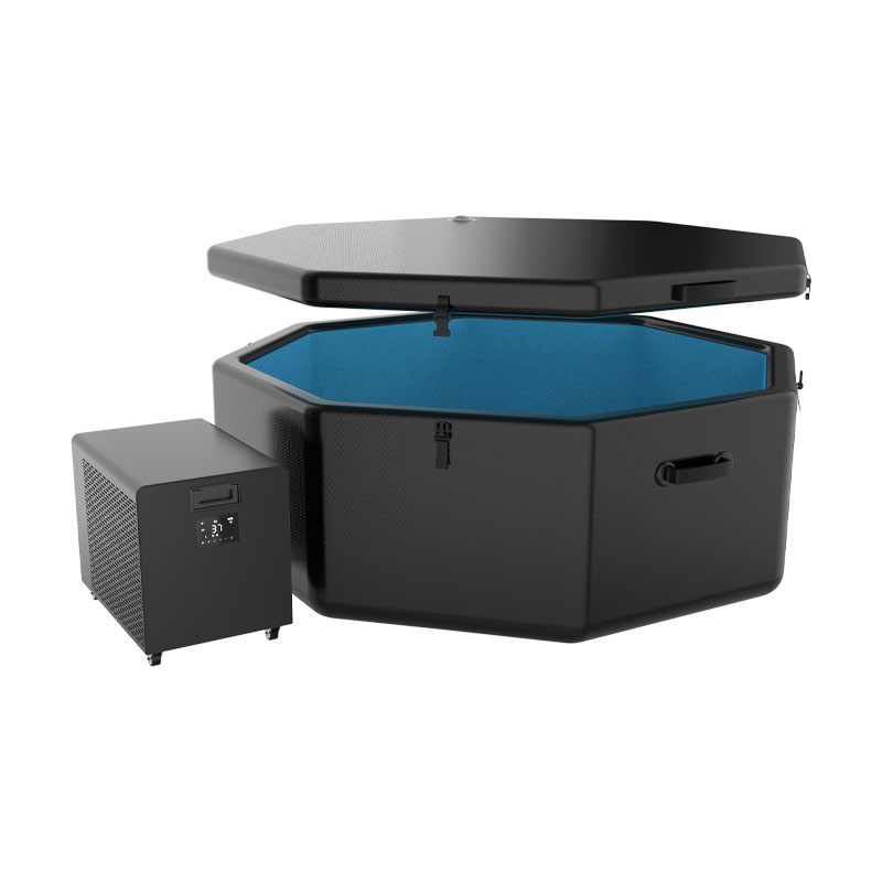 Pod terjun octagon untuk penyejuk terjun sejuk